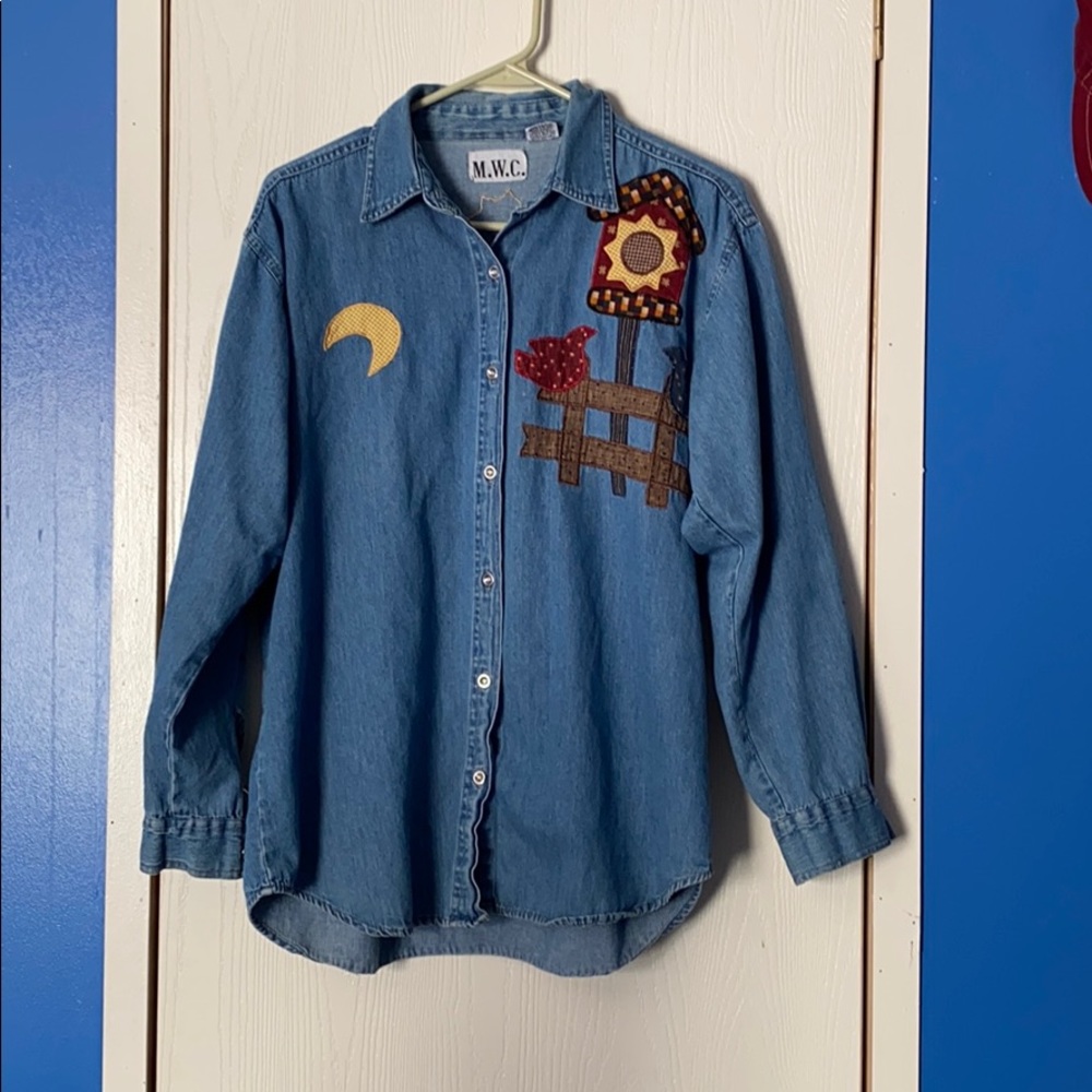 Denim shirt